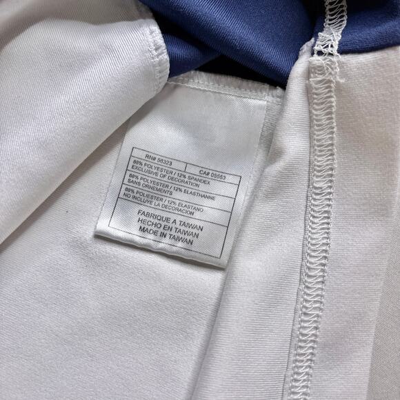 Y2K Nike Center Swoosh Tank White and Navy - Picture 6 of 6